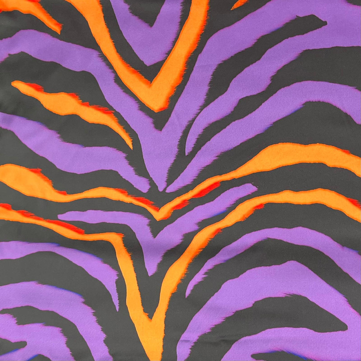 Pound A Metre 3 Metre Solara Crepe Fabric – 55" Wide (Purple & Orange)