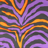 Pound A Metre 3 Metre Solara Crepe Fabric – 55" Wide (Purple & Orange)