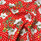 Pound A Metre 3 Metre Solara Crepe Fabric – 55" Wide (Red Tassel)