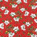Pound A Metre 3 Metre Solara Crepe Fabric – 55" Wide (Red Tassel)