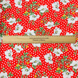 Pound A Metre 3 Metre Solara Crepe Fabric – 55" Wide (Red Tassel)