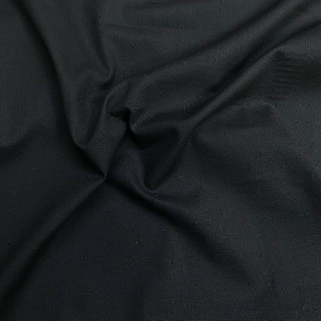 Pound A Metre 3 Metre Summer Poly Cotton Fabric – 58" Wide (Black)