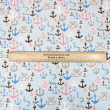 Pound A Metre 3 Metre 3 Metre Super Quality Smooth Organic Cotton - Anchor - 45" Light Grey (Black Friday Sale)