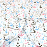 Pound A Metre 3 Metre 3 Metre Super Quality Smooth Organic Cotton - Anchor - 45" White