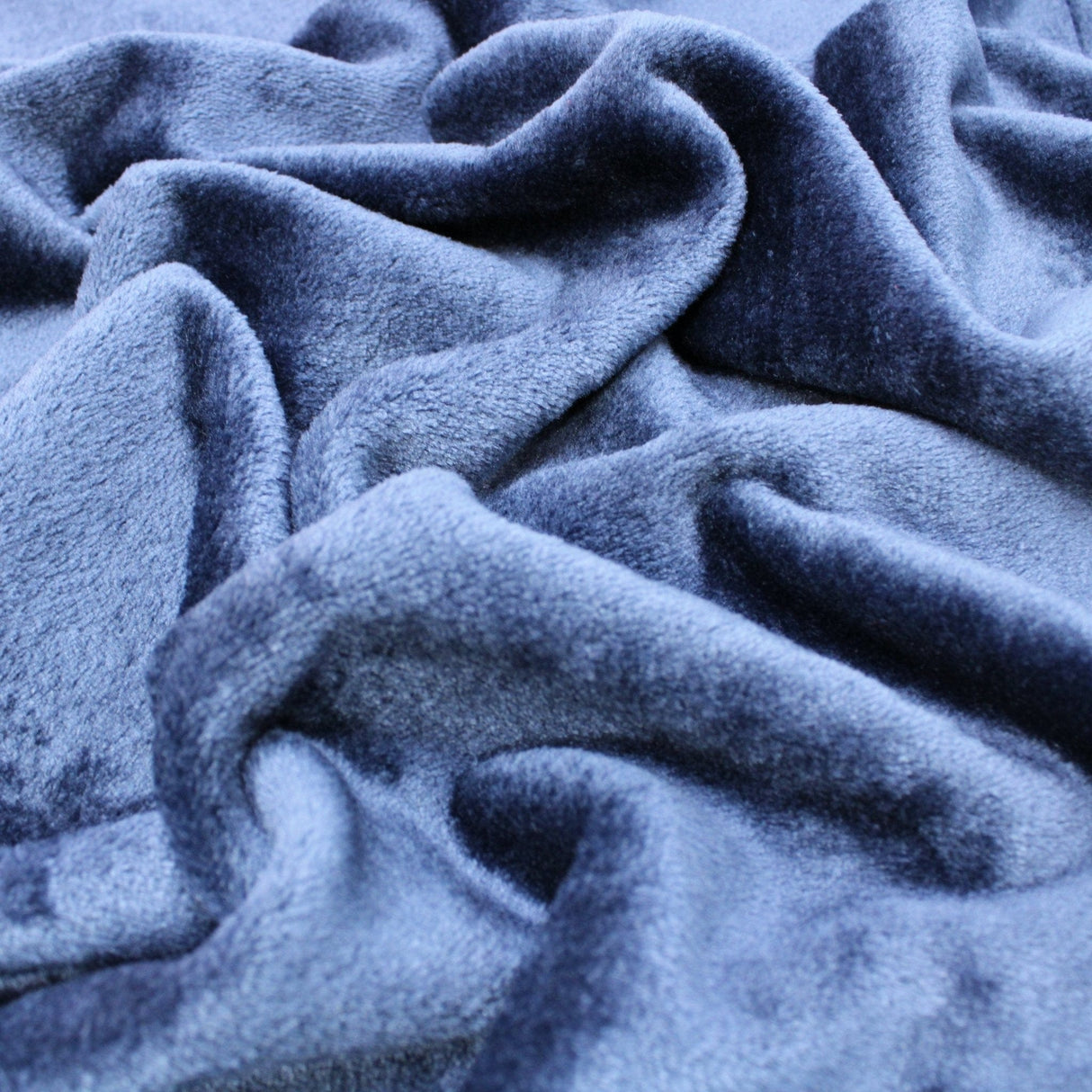 Pound A Metre 3 Metre 3 Metre Ultra Soft Cuddle Fleece 60” Wide Navy Blue