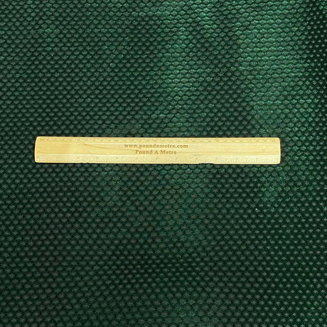 Pound A Metre 3 Metre Winter Circle-Effect Velvet - 55'' Wide (Dark Green)