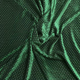 Pound A Metre 3 Metre Winter Circle-Effect Velvet - 55'' Wide (Dark Green)