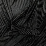 Pound A Metre 3 Metre Winter Corduroy-Effect Velvet - 55'' Wide (Black)