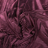 Pound A Metre 3 Metre Winter Corduroy-Effect Velvet - 55'' Wide (Burgundy)
