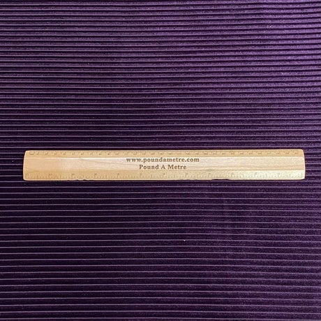 Pound A Metre 3 Metre Winter Corduroy-Effect Velvet - 55'' Wide (Maroon)(EOL)