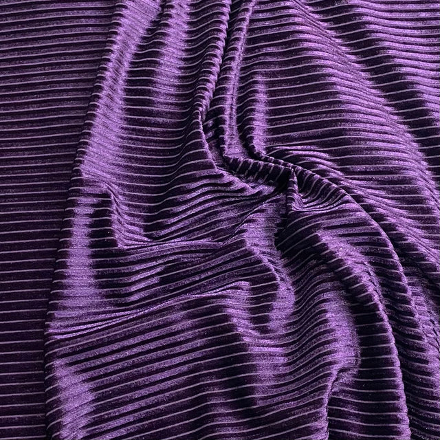 Pound A Metre 3 Metre Winter Corduroy-Effect Velvet - 55'' Wide (Maroon)(EOL)