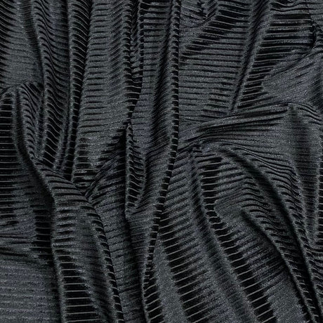 Pound A Metre 3 Metre Winter Corduroy-Effect Velvet - 55'' Wide (Night)(EOL)