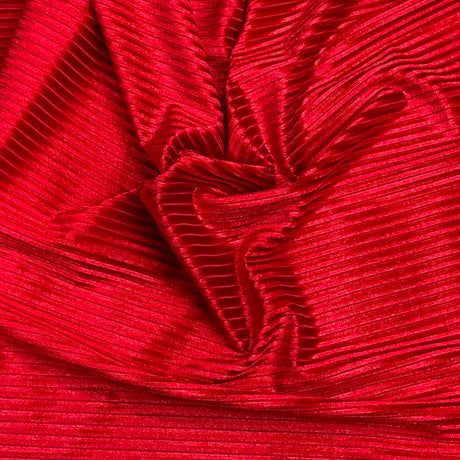 Pound A Metre 3 Metre Winter Corduroy-Effect Velvet - 55'' Wide (Red) (EOL)