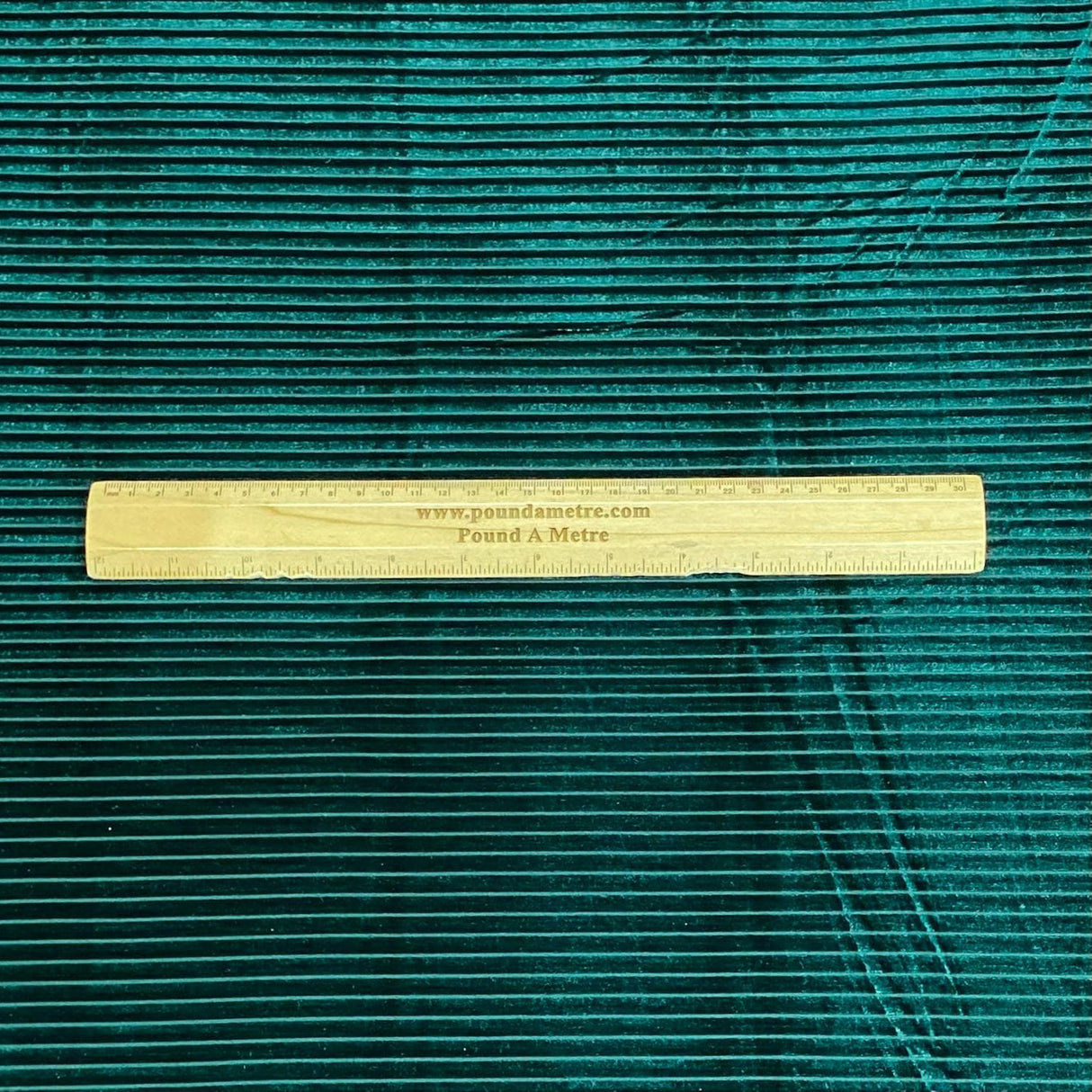 Pound A Metre 3 Metre Winter Corduroy-Effect Velvet - 55'' Wide (Teal)