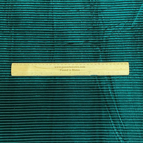 Pound A Metre 3 Metre Winter Corduroy-Effect Velvet - 55'' Wide (Teal)