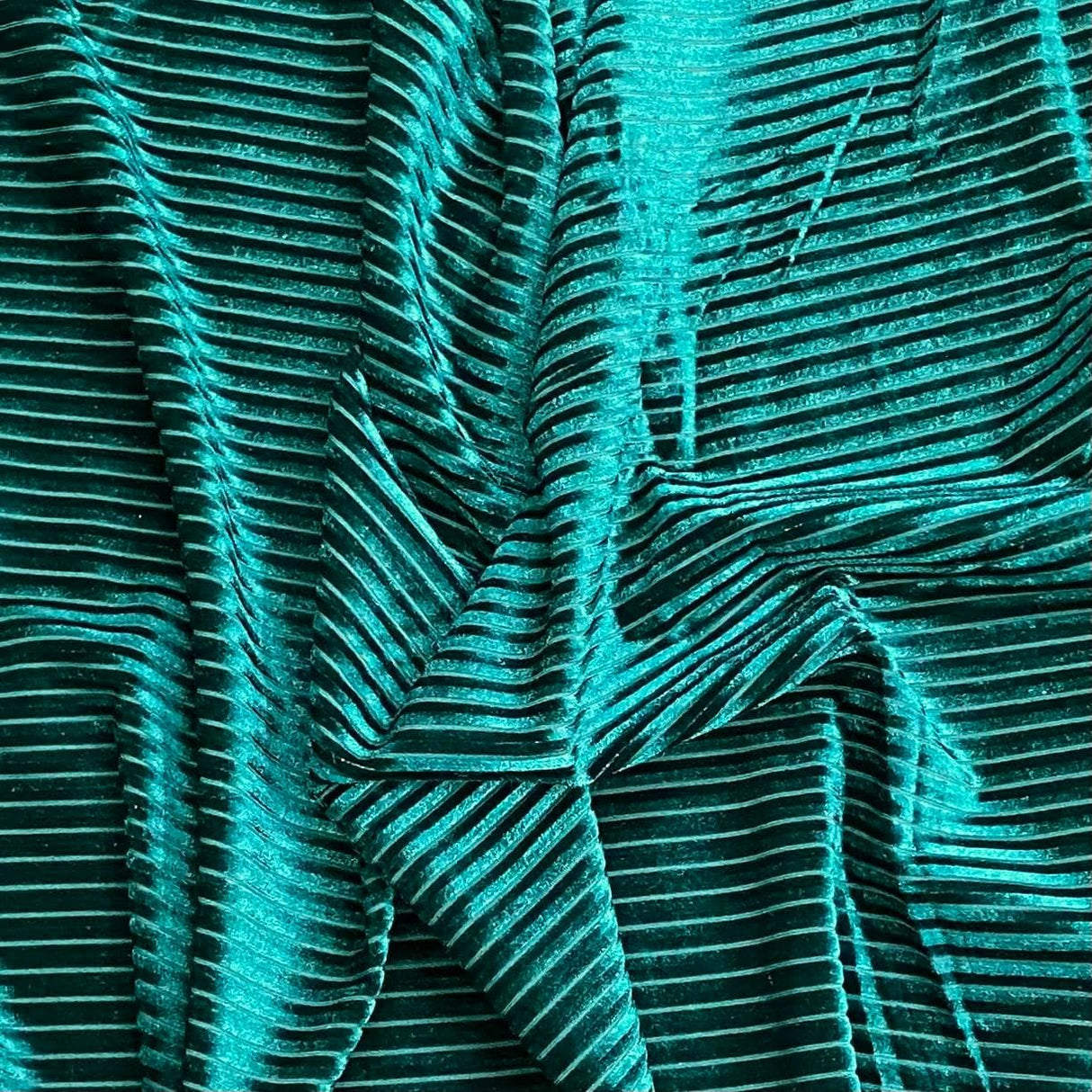 Pound A Metre 3 Metre Winter Corduroy-Effect Velvet - 55'' Wide (Teal)