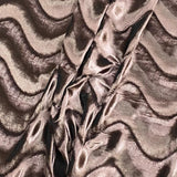 Pound A Metre 3 Metre Winter Wave-Effect Velvet - 55'' Wide (Brown)
