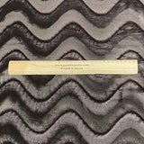 Pound A Metre 3 Metre Winter Wave-Effect Velvet - 55'' Wide (Brown)