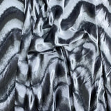 Pound A Metre 3 Metre Winter Wave-Effect Velvet - 55'' Wide (Grey)