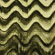 Pound A Metre 3 Metre Winter Wave-Effect Velvet - 55'' Wide (Khaki)