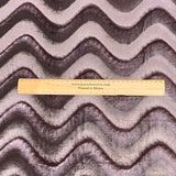 Pound A Metre 3 Metre Winter Wave-Effect Velvet - 55'' Wide (Mauve)
