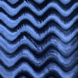 Pound A Metre 3 Metre Winter Wave-Effect Velvet - 55'' Wide (Navy)