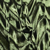 Pound A Metre 3 Metre Winter Wave-Effect Velvet - 55'' Wide (Olive)