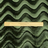 Pound A Metre 3 Metre Winter Wave-Effect Velvet - 55'' Wide (Olive)