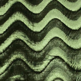 Pound A Metre 3 Metre Winter Wave-Effect Velvet - 55'' Wide (Olive)