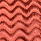 Pound A Metre 3 Metre Winter Wave-Effect Velvet - 55'' Wide (Rust)