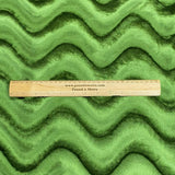 Pound A Metre 3 Metre Winter Wave-Effect Velvet - 55'' Wide (Sage)