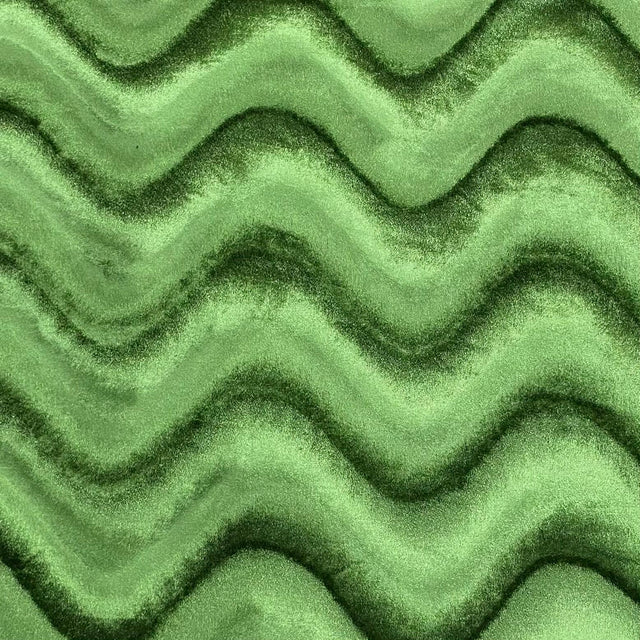 Pound A Metre 3 Metre Winter Wave-Effect Velvet - 55'' Wide (Sage)