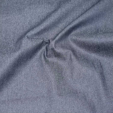 Pound A Metre 3 Metres 100% Cotton Denim Fabric- 55" (Washed Navy)