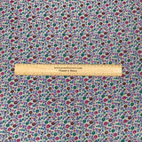 Pound A Metre 3 Metres 3 Metres Alpine Cashmere Effect Fabric- 45" Wide (Grey Floral)