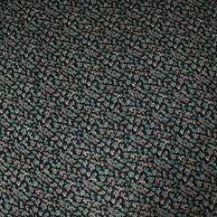 3 Metres Alpine Cashmere Effect Fabric- 45" Wide (Teal Mini Floral) - Pound A Metre