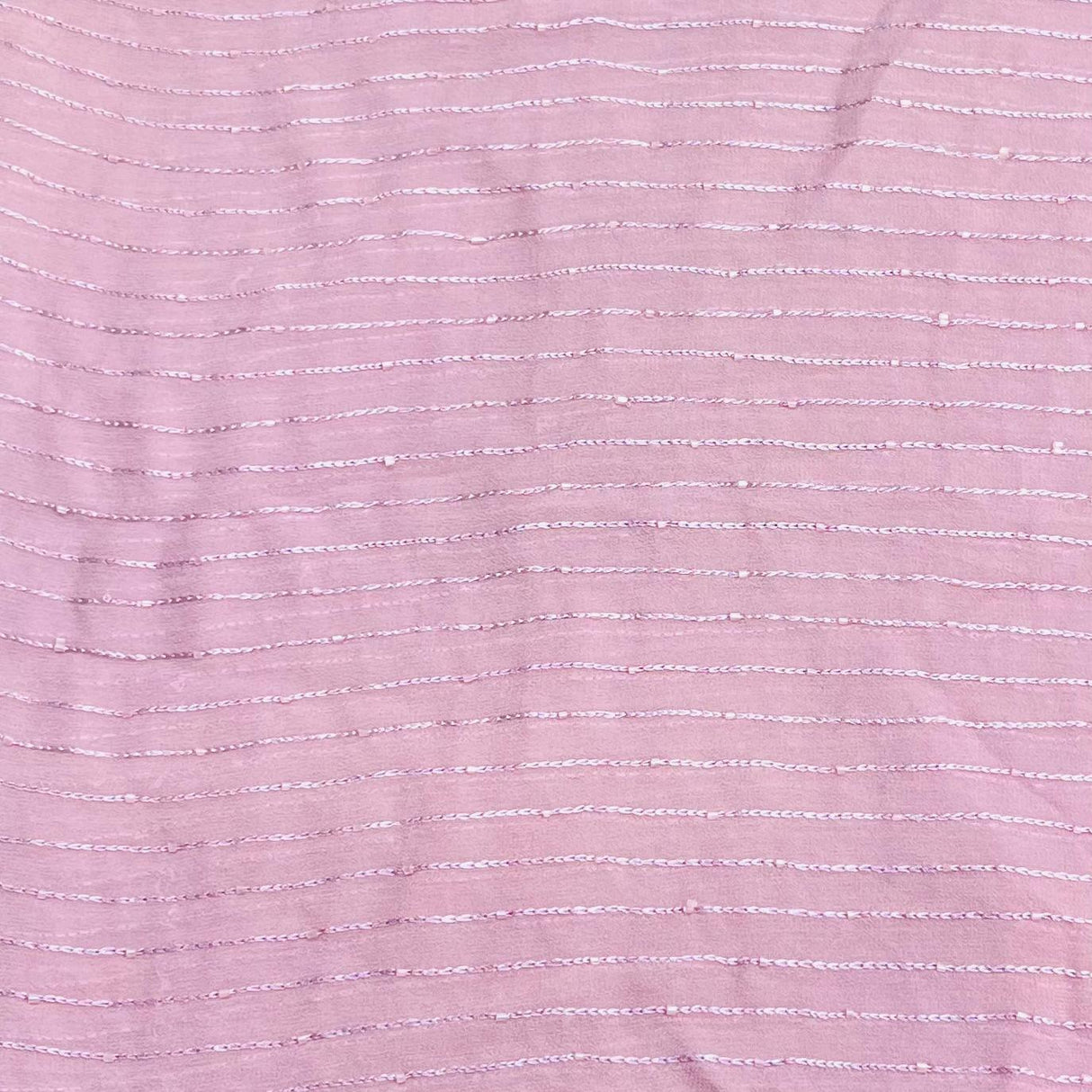 Pound A Metre 3 Metres Beautiful Beaded Chiffon – 45" Wide (Mauve)