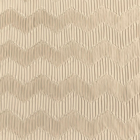 Pound A Metre 3 Metres Beautiful Crinkle Zigzag Jersey Fabric – 55" Wide (Beige)