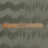 Pound A Metre 3 Metres Beautiful Crinkle Zigzag Jersey Fabric – 55" Wide (Olive)