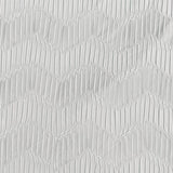 Pound A Metre 3 Metres Beautiful Crinkle Zigzag Jersey Fabric – 55" Wide (Silver)