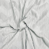Pound A Metre 3 Metres Beautiful Crinkle Zigzag Jersey Fabric – 55" Wide (Silver)