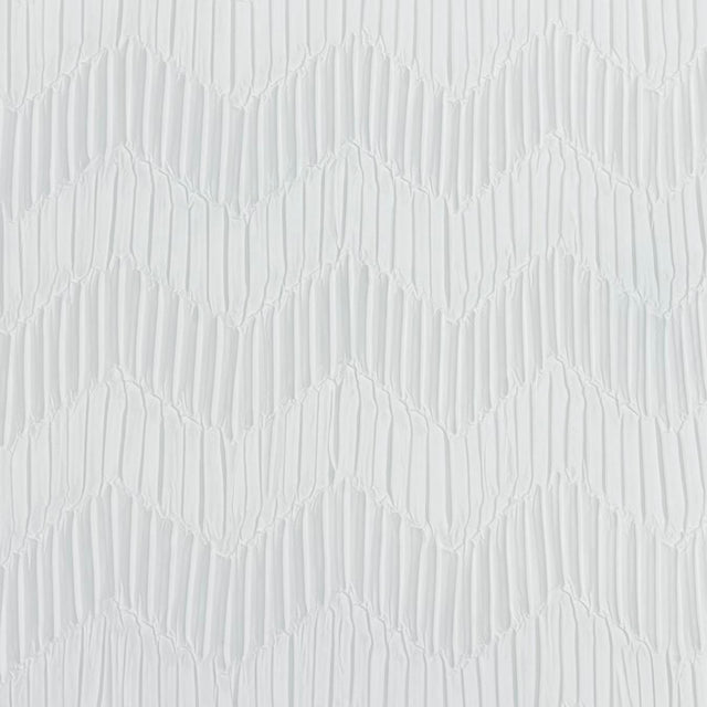 Pound A Metre 3 Metres Beautiful Crinkle Zigzag Jersey Fabric – 55" Wide (White)