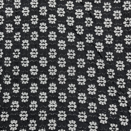 Pound A Metre 3 Metres Beautiful Floral Lace 45'' Wide (Black)
