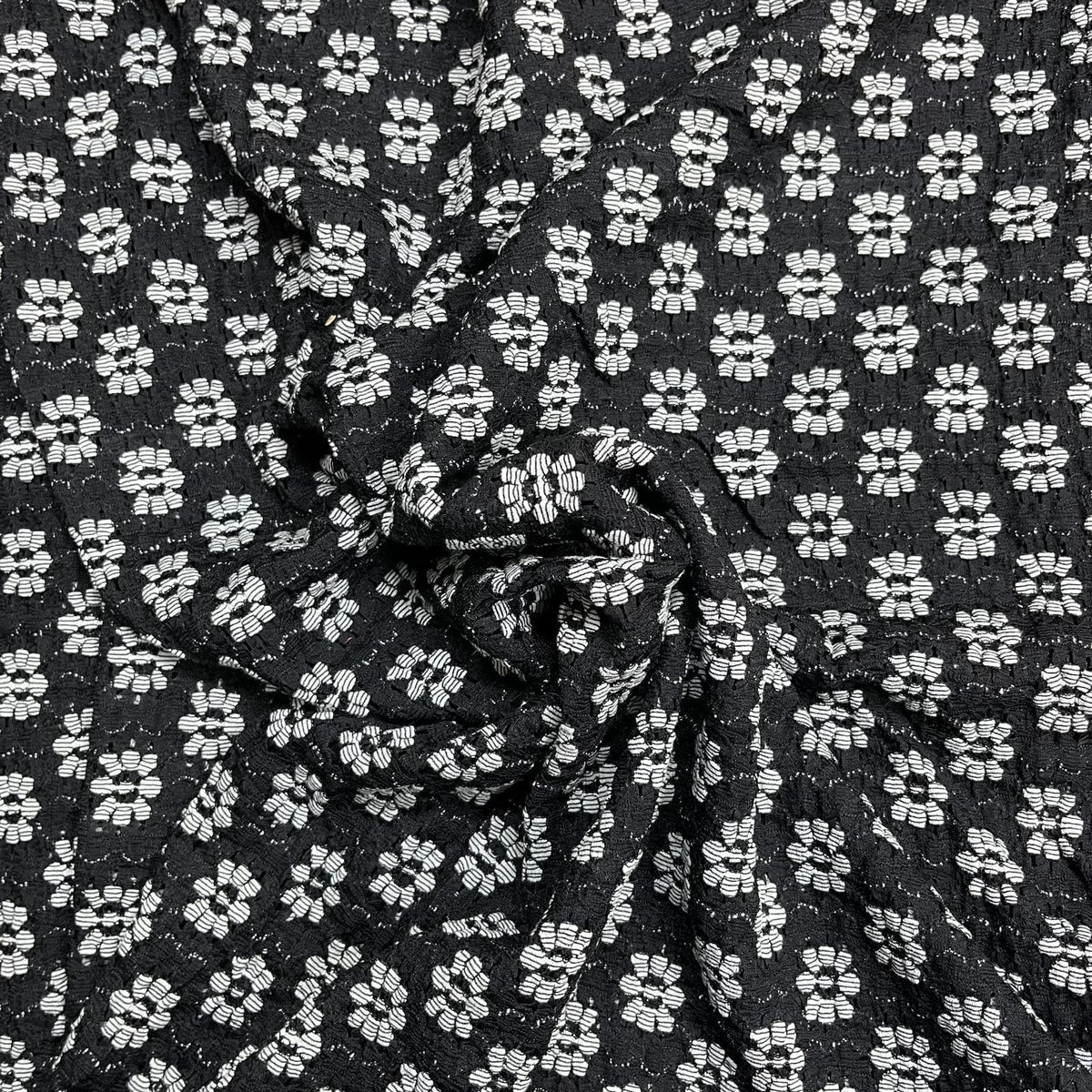 Pound A Metre 3 Metres Beautiful Floral Lace 45'' Wide (Black)