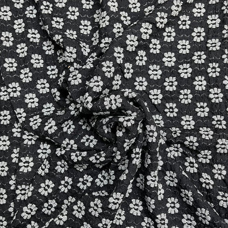 Pound A Metre 3 Metres Beautiful Floral Lace 45'' Wide (Black)