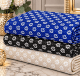 Pound A Metre 3 Metres Beautiful Floral Lace 45'' Wide (Royal Blue)