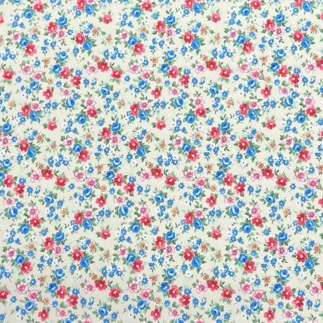 Pound A Metre 3 Metres Beautiful Heavyweight Printed Jersey 55" Wide (Small Flowers)