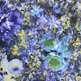 Pound A Metre 3 Metres Beautiful Heavyweight Printed Ribbed Jersey 55" Wide (Night Vision)