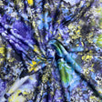 Pound A Metre 3 Metres Beautiful Heavyweight Printed Ribbed Jersey 55" Wide (Night Vision)