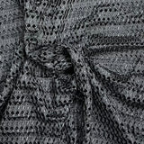 Pound A Metre 3 Metres Beautiful Lace Fabric – 55" Wide (Black)