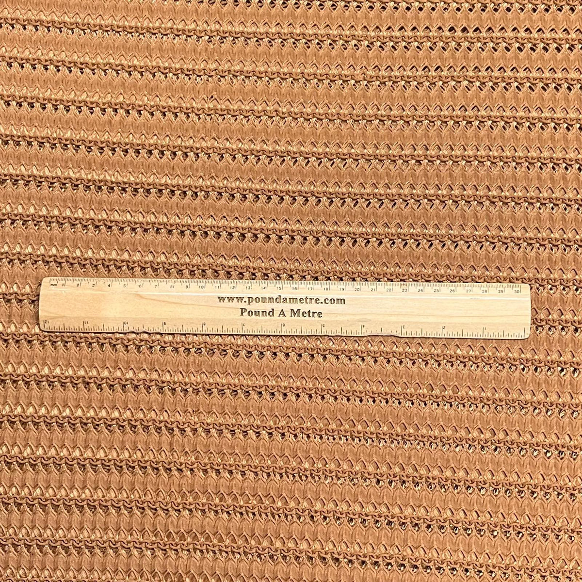 Pound A Metre 3 Metres Beautiful Lace Fabric – 55" Wide (Brown)